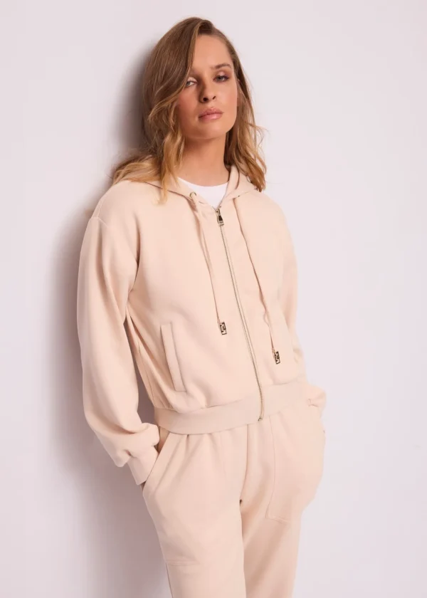 Bluza damska Gaudi z kapturem gładka - obrazek 2