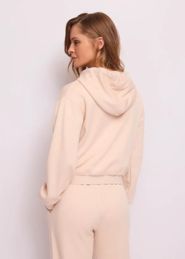 Bluza damska Gaudi z kapturem gładka - obrazek 3